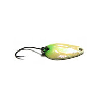 Блесна Megabass GREAT HUNTING ABALONE (1.5g) AB GLOW-LIME SPOT