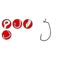 Крючок Gamakatsu Worm EWG with Silicon Stopper